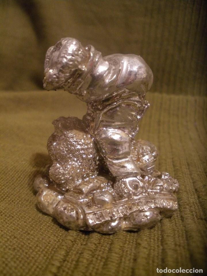 Segunda mano: FIGURA DE OSITO DE LA MARCA VIDAL.PLATEADO. - Foto 3