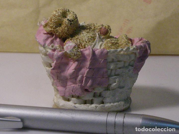 Segunda mano: OSITO EN CUNA *** FIGURA MINI  DECORATIVA *** - Foto 3