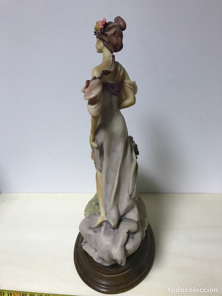 Segunda mano: Figura mujer con carro de flores - Foto 5