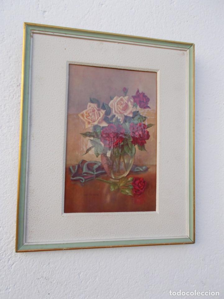 Segunda mano: candado antiguo flores - Foto 1