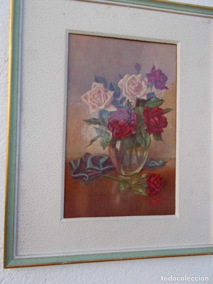 Segunda mano: candado antiguo flores - Foto 2