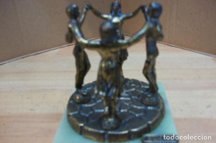 Segunda mano: ESTATUA DE BRONCE-RONDA DE BAILARINES - Foto 3