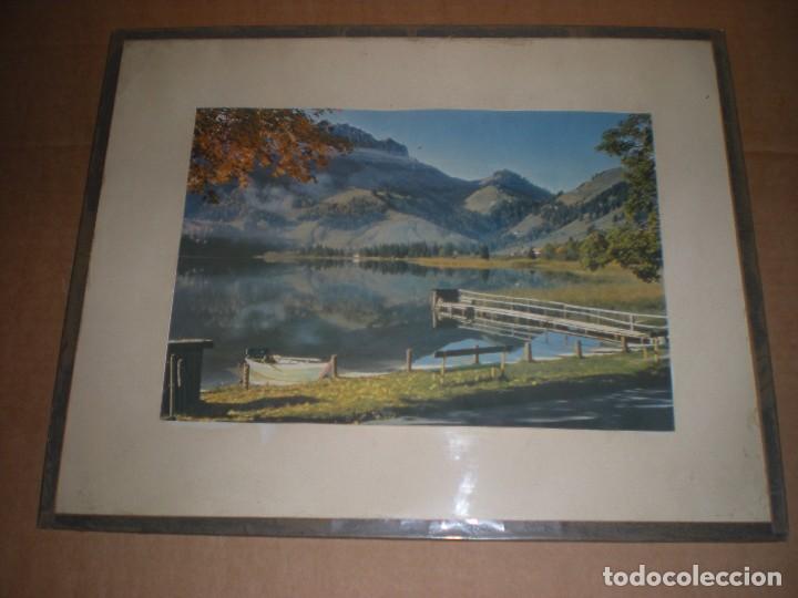 Segunda mano: fotograf&iacute;a con cristal 29x20cm y con marco 41x33cm - Foto 1