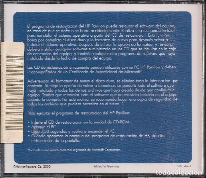 Segunda mano: RESTAURACI&Oacute;N DEL SISTEMA DEL HP PAVILION - Foto 2