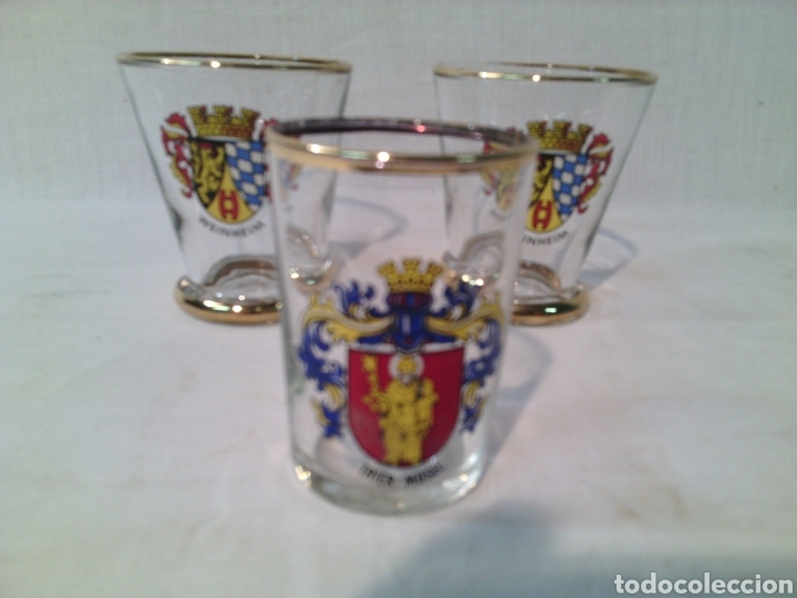 Segunda mano: LOTE 3 VASOS CRISTAL. ALEMAN - Foto 1