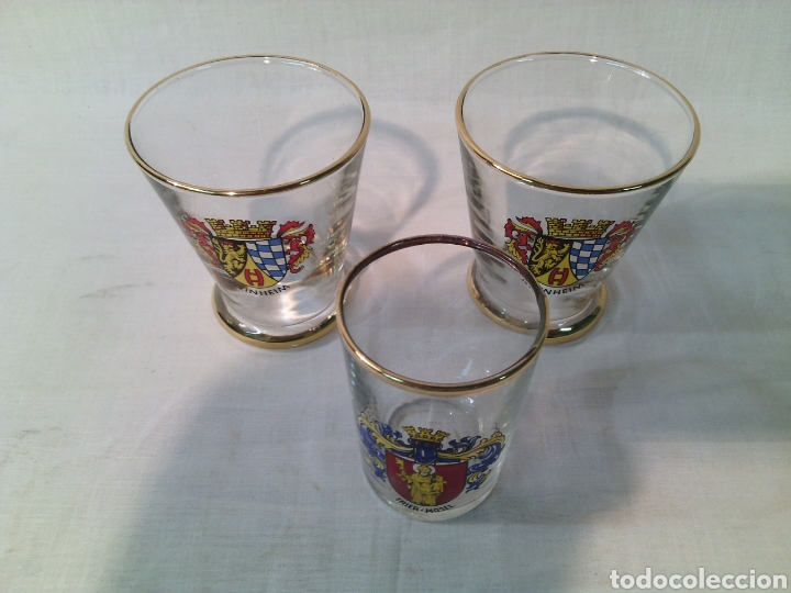 Segunda mano: LOTE 3 VASOS CRISTAL. ALEMAN - Foto 2