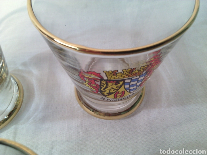 Segunda mano: LOTE 3 VASOS CRISTAL. ALEMAN - Foto 5