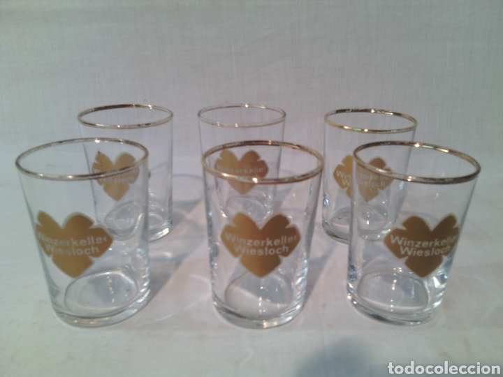 Segunda mano: SET 6 VASOS CHUPITO .ALEMANIA. - Foto 1