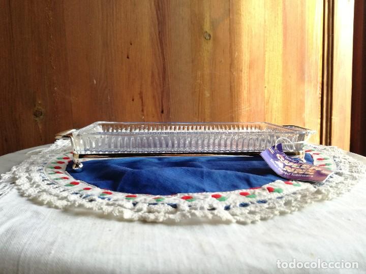Segunda mano: BANDEJA CRYSTAL - QUEEN ANNE - ENGLAND. - Foto 2