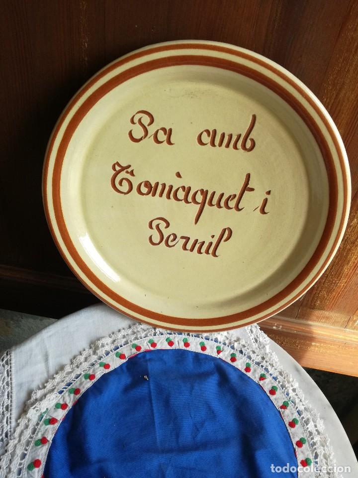 Segunda mano: PLATO DE CERAMICA - LA BISBAL . - Foto 1