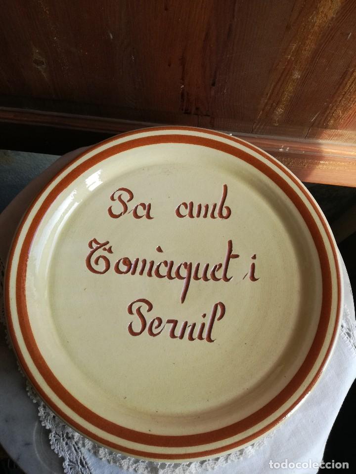 Segunda mano: PLATO DE CERAMICA - LA BISBAL . - Foto 2