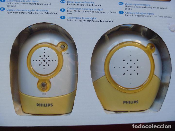 Segunda mano: Intercomunicador Philips vigilabeb&eacute;s audio digitales - Foto 3