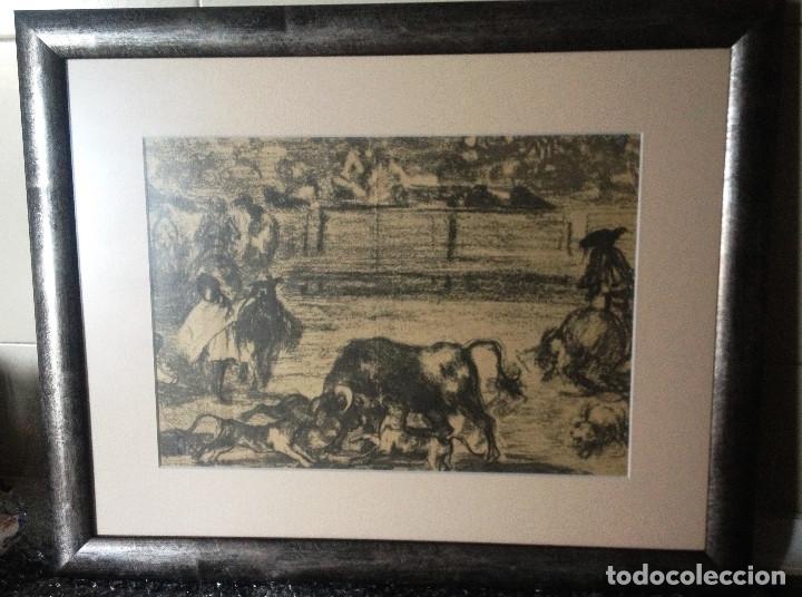 Segunda mano: cuadro Escena taurina-lamina- Goya - Foto 1