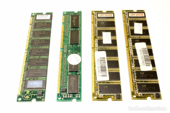Segunda mano: LOTE X4 TARJETAS SDRAM - Foto 1