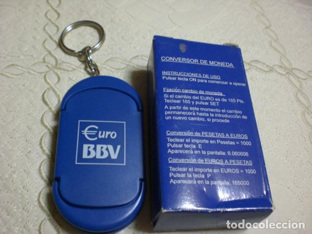 Segunda mano: euro conversor llavero BBV - Foto 1
