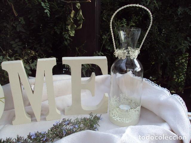 Segunda mano: Portavela de cristal y metal - Foto 1