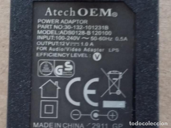 Segunda mano: 03-00040 Transformador atech OEM. 220v a 12 volt-1 amP - Foto 1