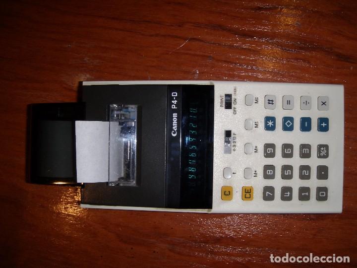 Segunda mano: CALCULADORA CON IMPRESORA CANON P4-D P4D - Foto 1