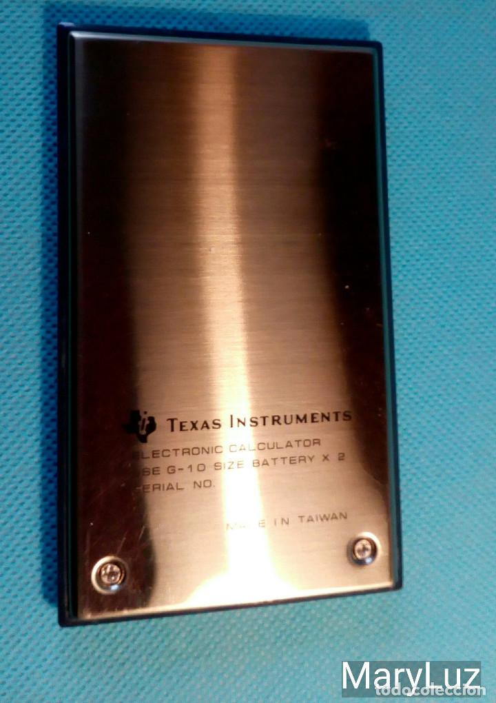 Segunda mano: CALCULADORA TEXAS INSTRUMENTS TI-1036. Con estuche. - Foto 2