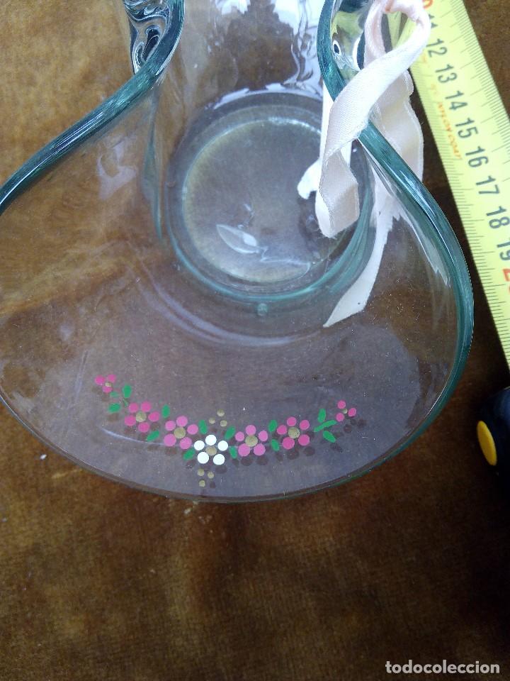 Segunda mano: Cesta de cristal, centro de mesa. - Foto 3
