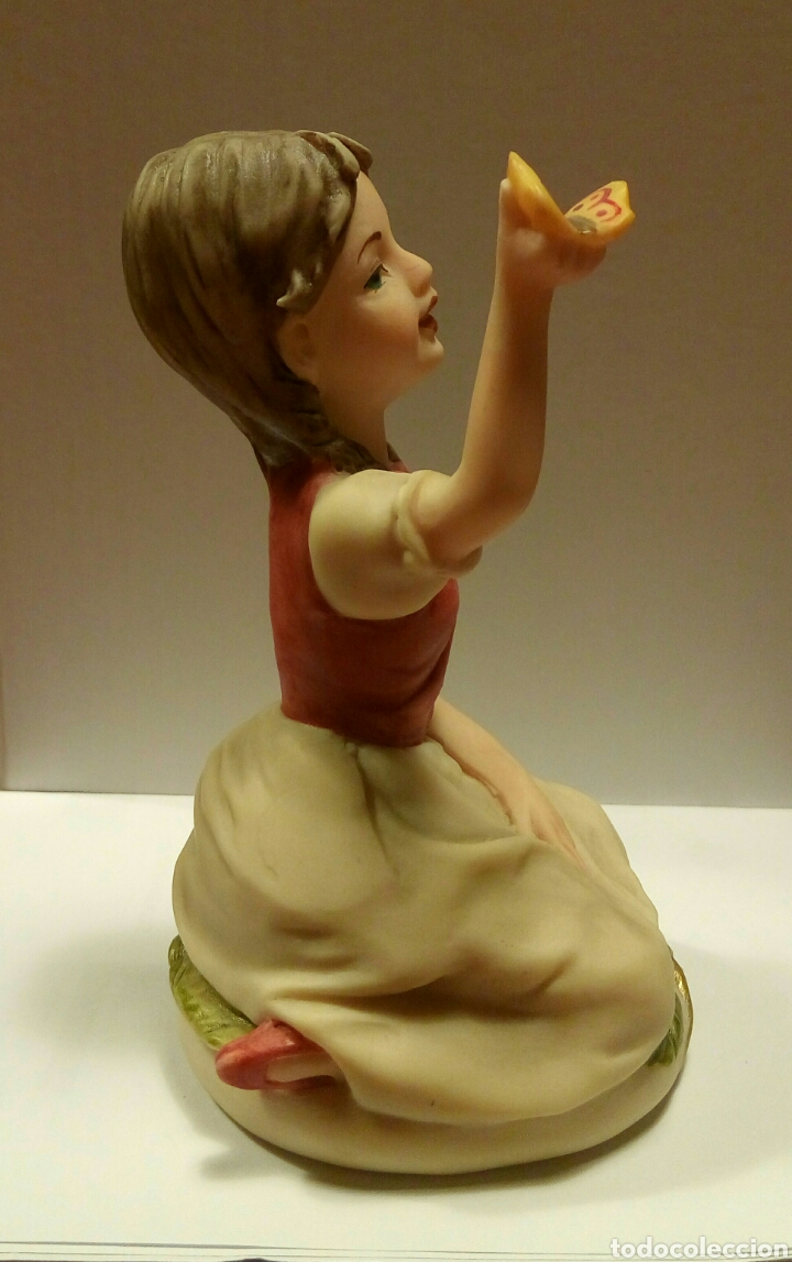 Segunda mano: Figura ni&ntilde;a con mariposa - Foto 3