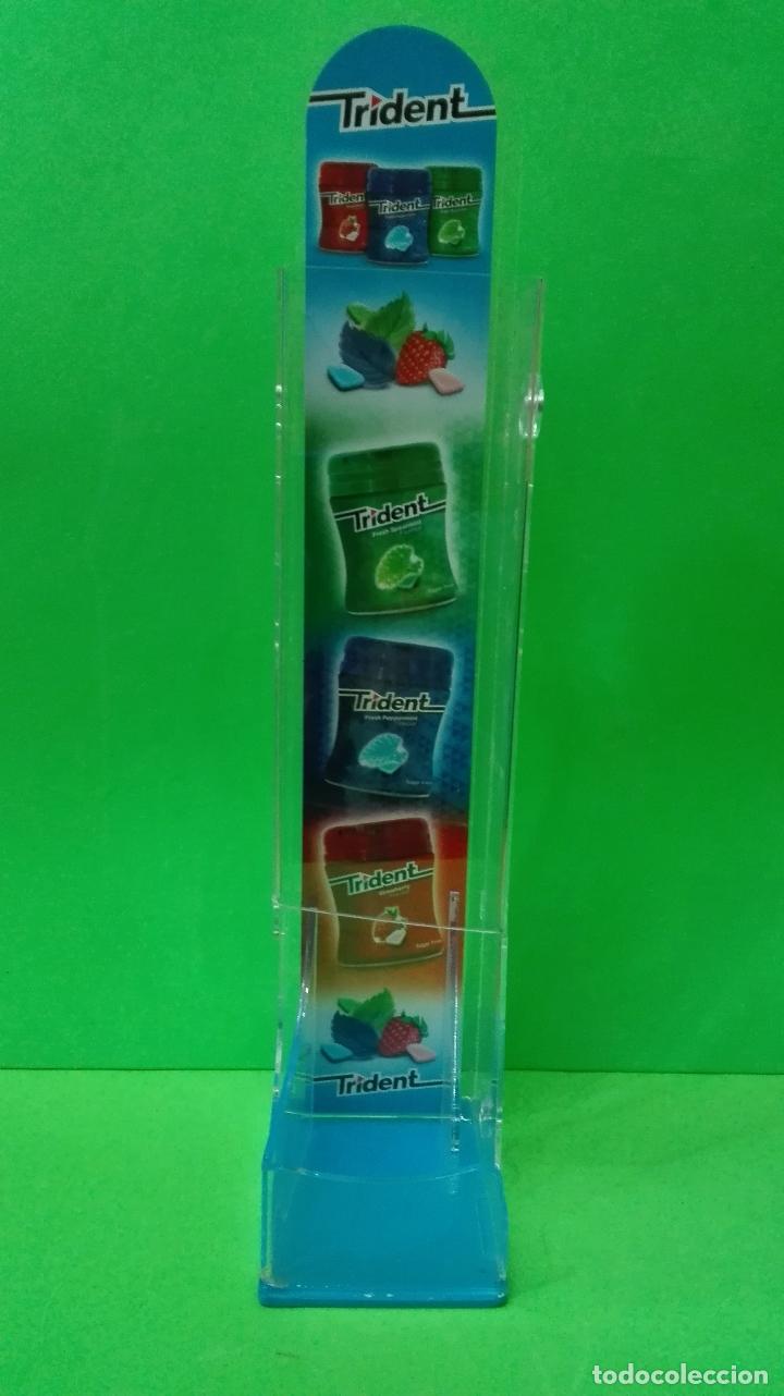 Segunda mano: EXPOSITOR DE CHICLES TRIDENT EN METACRILATO. - Foto 4