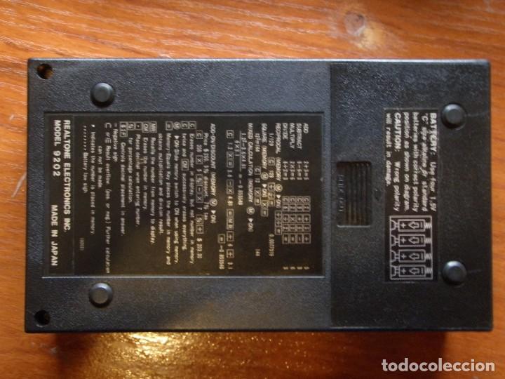 Segunda mano: CALCULADORA REALTONE MEMORY 9202 &Uacute;NICA COMO NUEVA - Foto 7