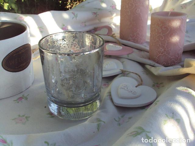Segunda mano: portavela de cristal - Foto 1