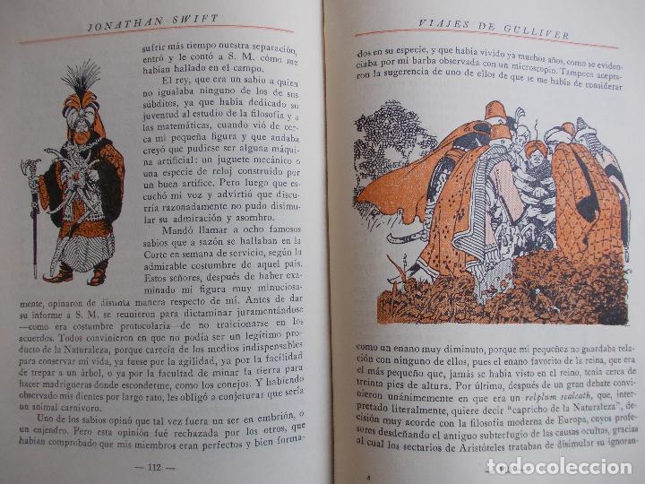 Segunda mano: Swift Los viajes de Gulliver 1.944 Editorial Bagu&ntilde;a - Foto 2