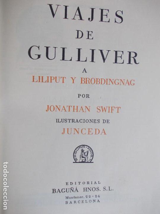 Segunda mano: Swift Los viajes de Gulliver 1.944 Editorial Bagu&ntilde;a - Foto 3