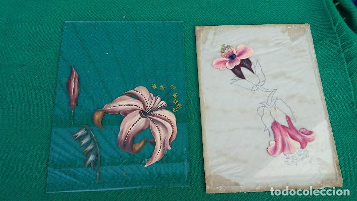 Segunda mano: 2 bigujos pintados en cristales - Foto 1