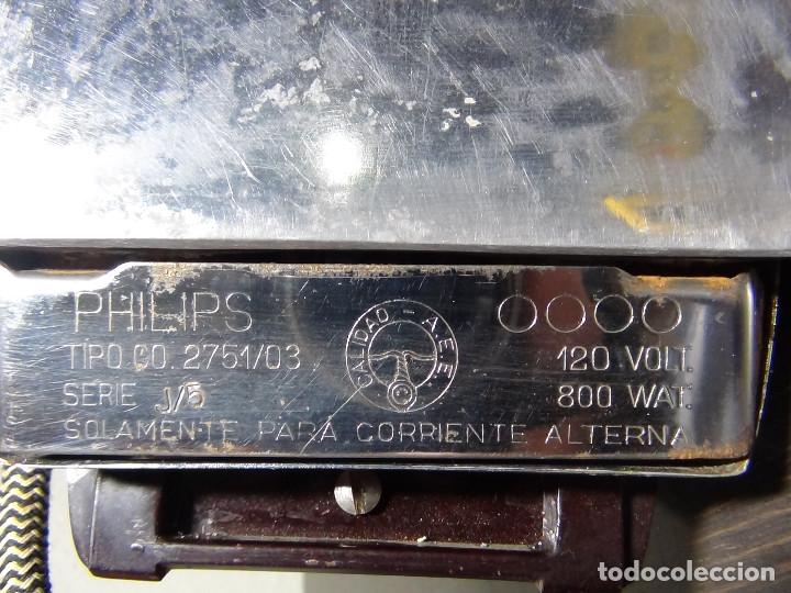 Segunda mano: Plancha el&eacute;ctrica PHILLIPS - 125 voltios y 800W. - - Foto 8