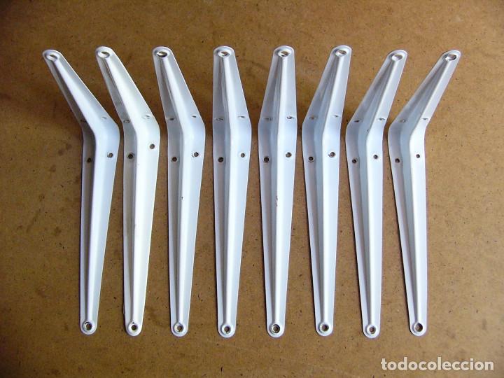 lote 8 escuadras angulos blancas de 20x15 cm 20 - Compra venta en  todocoleccion