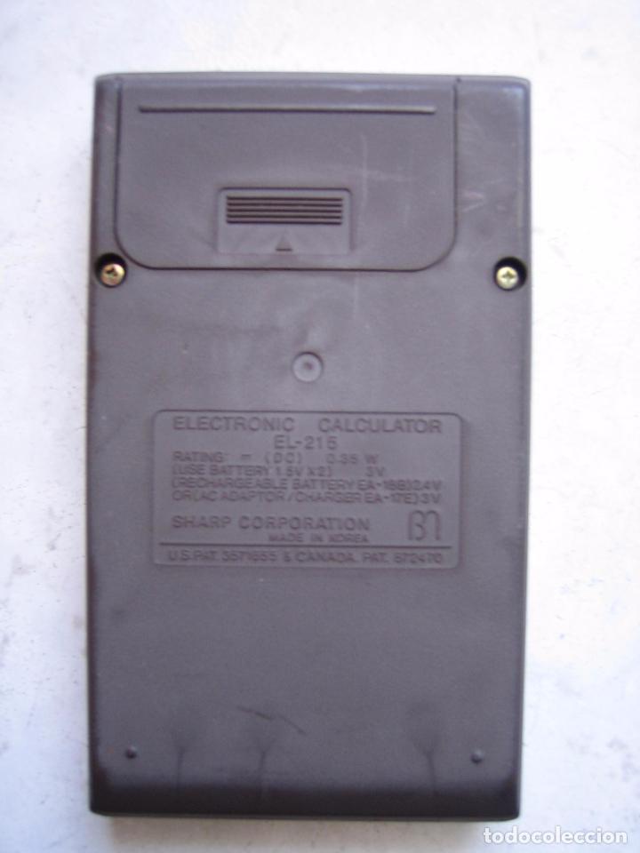 Segunda mano: Antigua calculadora Sharp Elsi Mate El-215 - Foto 2