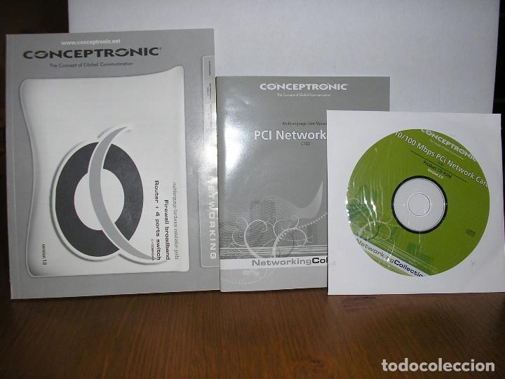 Segunda mano: ROUTER Conceptronic C100BRS4H + DRIVERS - Foto 2