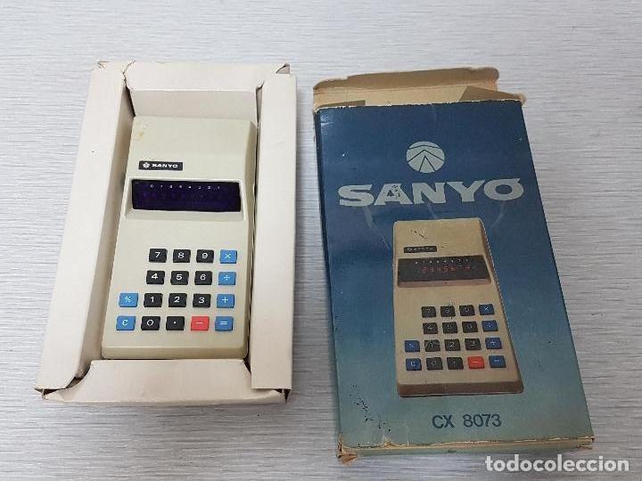 Segunda mano: CALCULADORA SANYO CX 8073 - VINTAGE - FUNCIONA - Foto 1