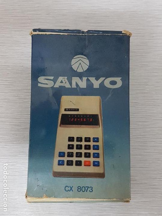 Segunda mano: CALCULADORA SANYO CX 8073 - VINTAGE - FUNCIONA - Foto 2