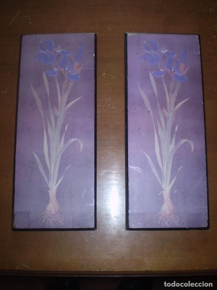 Segunda mano: PAREJA DE FLORES CON TUBERCULO - Foto 1