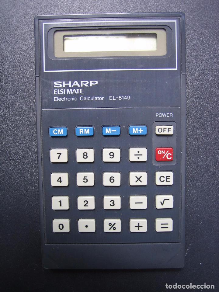 Segunda mano: Calculadora Sharp EI-B149. Falta pilas - Foto 2