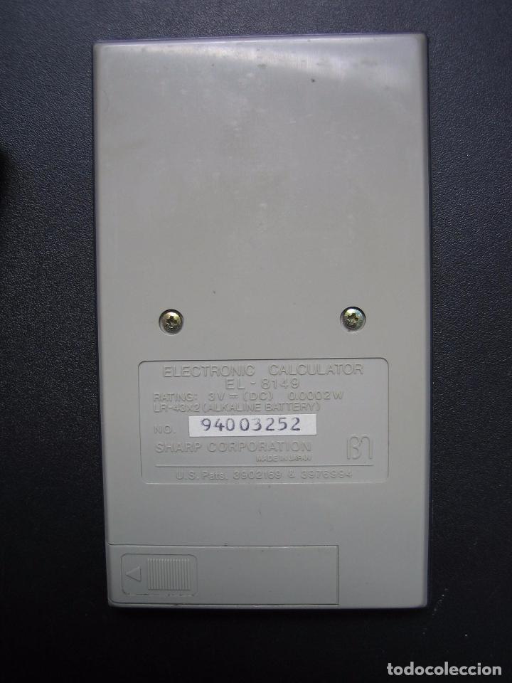 Segunda mano: Calculadora Sharp EI-B149. Falta pilas - Foto 3