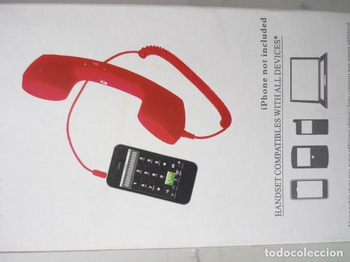 Segunda mano: AURICULAR ROSA FUCSIA POP PHONE. - Foto 3