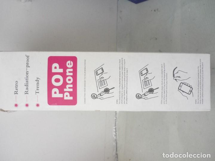 Segunda mano: AURICULAR ROSA FUCSIA POP PHONE. - Foto 4