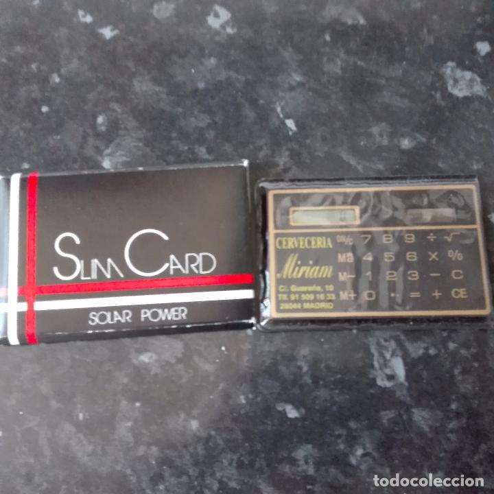 Segunda mano: calculadora solar de cartera slim card - Foto 1