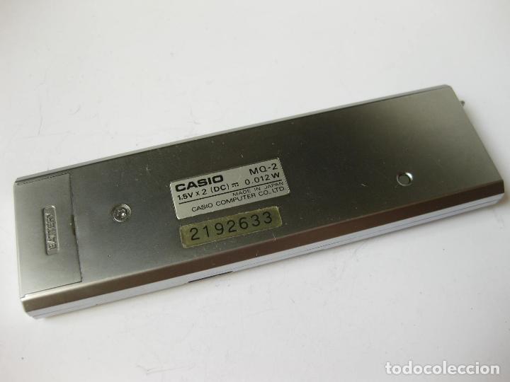 Segunda mano: CALCULADORA CASIO MQ-2 MICRO COMPUTER QUARTZ - FUNCIONANDO - Foto 2