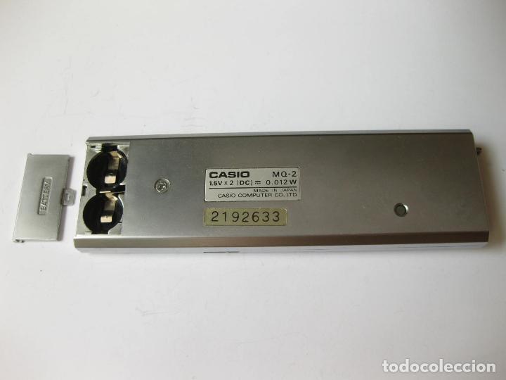 Segunda mano: CALCULADORA CASIO MQ-2 MICRO COMPUTER QUARTZ - FUNCIONANDO - Foto 4