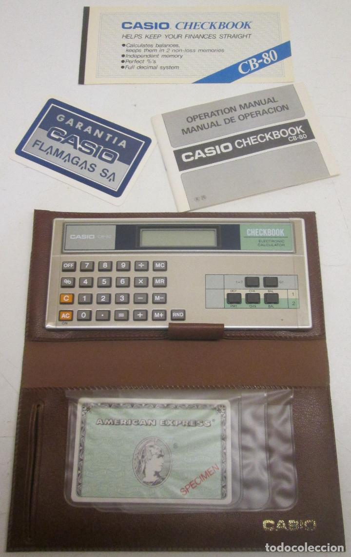 Segunda mano: Calculadora CASIO CB-80 CHECKBOOK - Foto 2