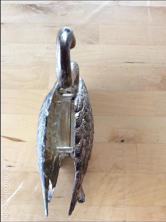 Segunda mano: Bonito servilletero cisne alpaca - Foto 2