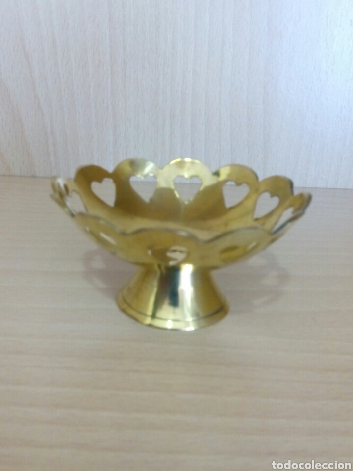 Segunda mano: Frutero miniatura bronce - Foto 1