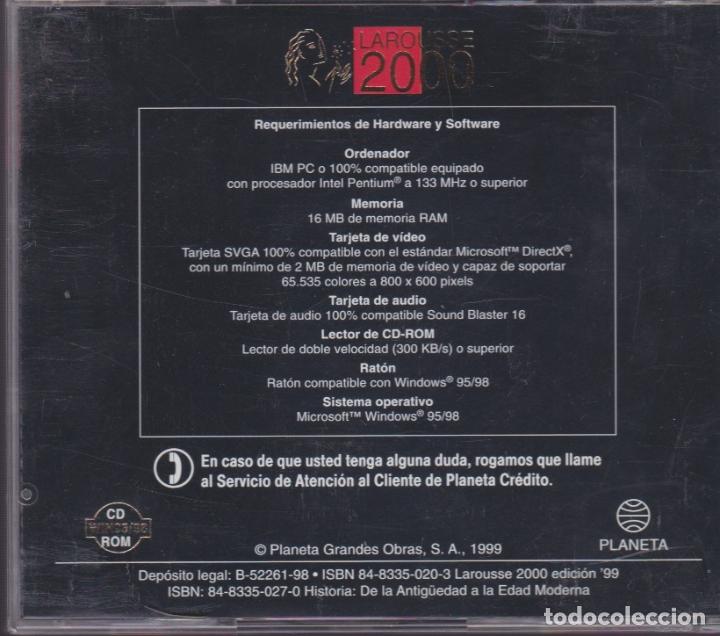 Segunda mano: Enciclopedia multimedia Larousse 2000 - 8 CD&acute;s - Foto 2