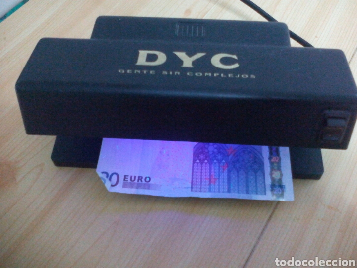 Segunda mano: DETECTOR DE BILLETES FALSOS CON PUBLICIDAD DE DYC - Foto 2